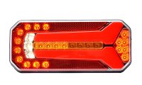 AEB Feu Arrière Led + Feu De Plaque, 12/24v, 236x104x40mm