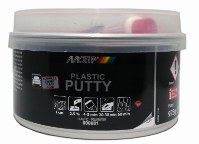 MOTIP Plastic Repair Putty Black 1000 Gr