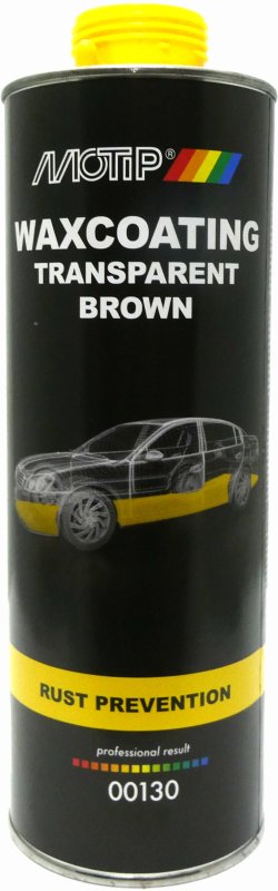 MOTIP Anti Roest Waxcoating, Transparant Bruin,onderschroefbus 1000ml