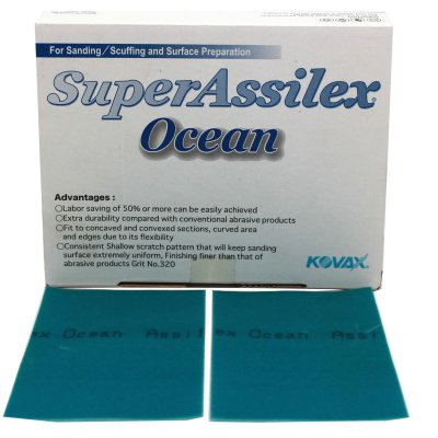 KOVAX Super Assilex Bandes Abrasives Océan, 130x170mm, P360 (25pcs)