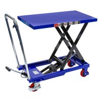 MAMMUTH Mobile Lifting Table With Manual Foot Pump, 150kg
