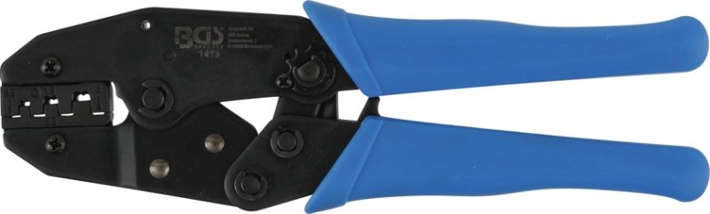 BGS TECHNIC Kabelschoentang Met Ratelfunctie Voor Ongeïsoleerde Kabelverbinders 0,5 - 6 Mm²