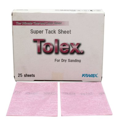 KOVAX Tolex Super Tack Bandes Abrasives, 130x170mm, P1500 (25pcs)