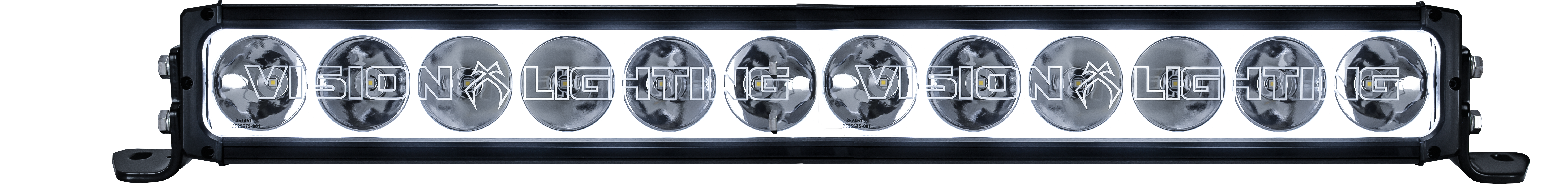 VISION X Xpr Prime Iris Led Light Bar With Halo Function, 611mm, 12984 Lumen