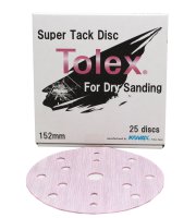 KOVAX Tolex Super Tack Sanding Discs, Ø152mm, P1500 (25pcs)