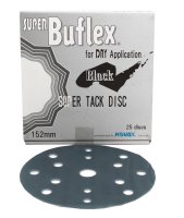 KOVAX Buflex Dry Black Sanding Discs, Ø152mm, P3000 (25pcs)