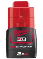 MILWAUKEE M12 B2 - 2.0 Ah Battery