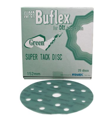 KOVAX Buflex Dry Green Schuurschijven, Ø152mm, P2000 (25st)