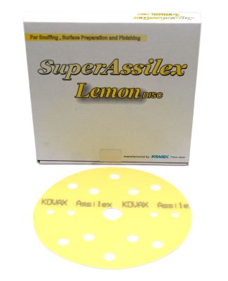 KOVAX Super Assilex Lemon Schuurschijven, Ø152mm, P800 (25st)