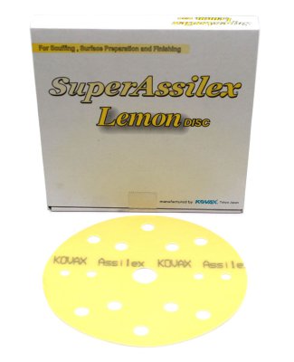KOVAX Super Assilex Lemon Schuurschijven, Ø152mm, P800 (25st)