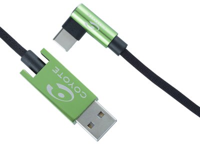 Gebogen Usb -> Usb-c Data-laadkabel Voor COYOTE Up, 120cm