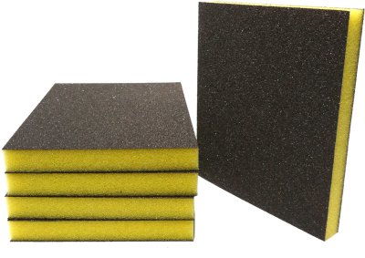 SIA ABRASIVES Siasponge Flex Pad Fine Yellow, 98x120mm(10pcs)