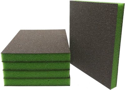 SIA ABRASIVES Siasponge Flex Pad Superfine Green, 98x120mm(10st)