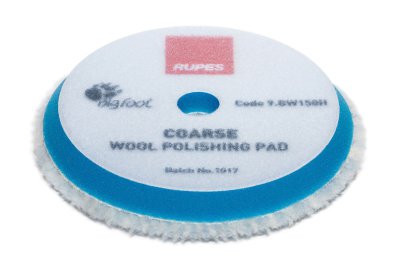 RUPES Woollen Polishing Wheel Blue Coarse Ø130->145mm