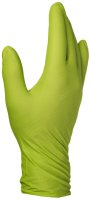 FINIXA Super Grip Nitrile Disposable Gloves Lime Green, Medium (50pcs)