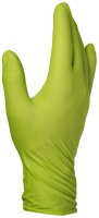 FINIXA Super Grip Nitrile Disposable Gloves Lime Green, Extra Large (50pcs)