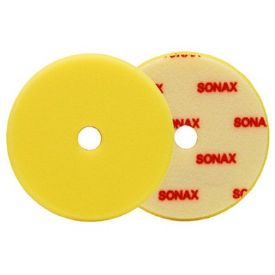 SONAX Polishing Sponge Yellow  143 Da, Ø125mm