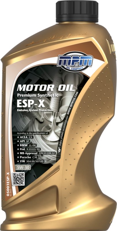 MPM Motorolie 5w-30 Premium Synthetic Esp-x, 1l