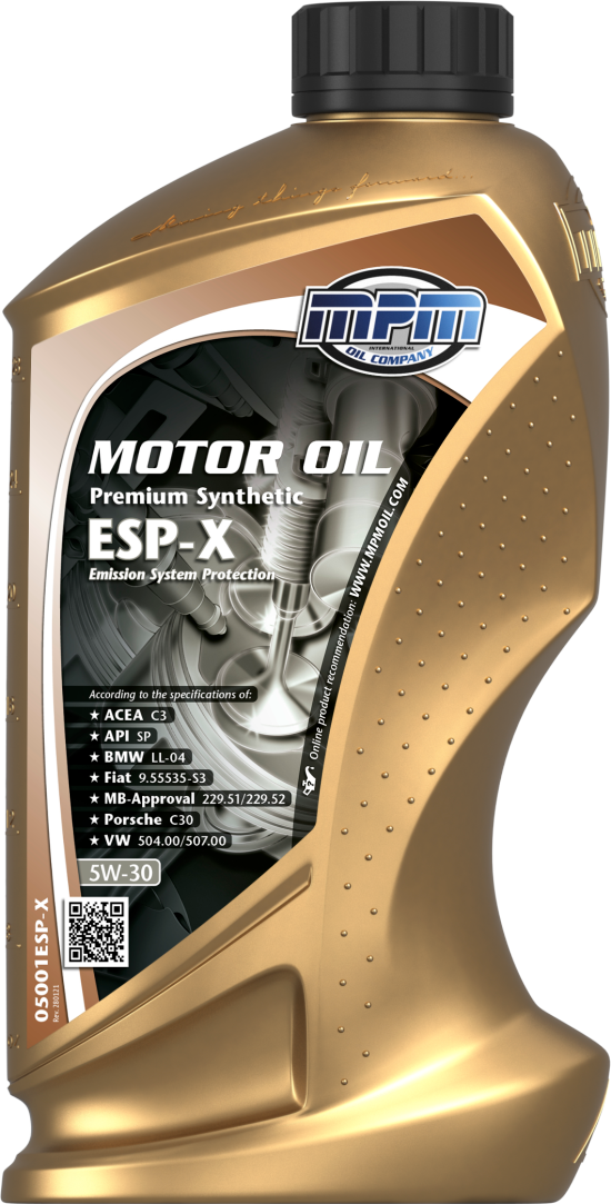MPM Motorolie 5w-30 Premium Synthetic Esp-x, 1l