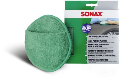 SONAX Éponge D'application Pour Le Plastique, Ø150mm