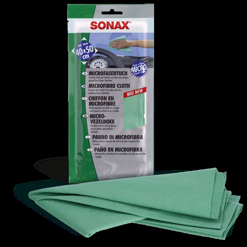 SONAX Micofibre Cloth, Antistatisch En Puilsvrij, 40x50cm