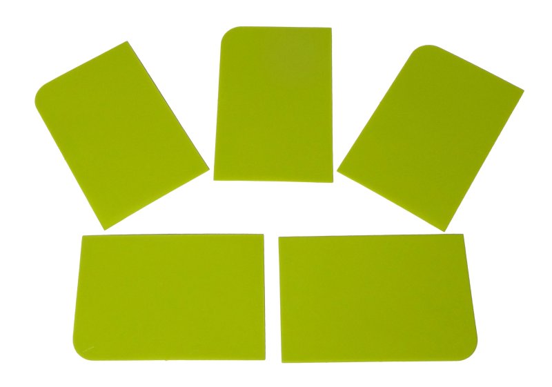 FINIXA Plamuurspatels Groen (5 Stuks)