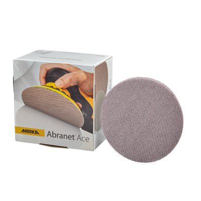 MIRKA Abranet Ace Disques Abrasifs 150 Mm Velcro, P120 (50pcs)