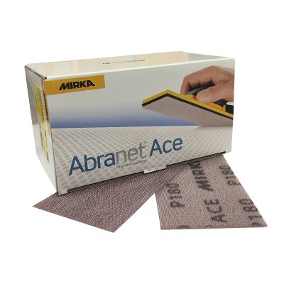 MIRKA Abranet Ace Sanding Strips 70x198mm Velcro, P220 (50pcs)