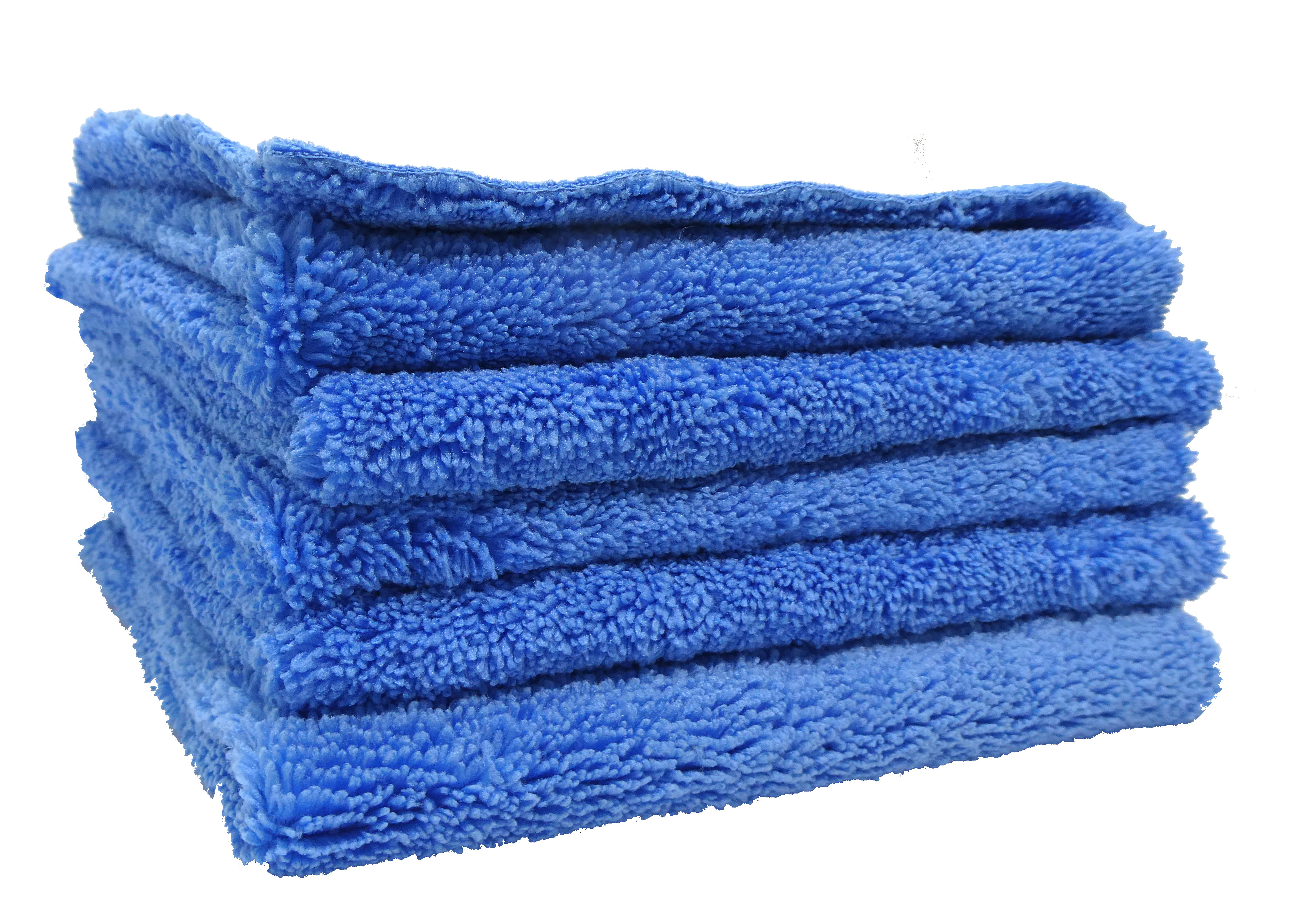 Microvezeldoeken Flossy, Naadloos 40x40cm (5 St)