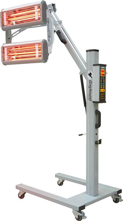 GREYHOUND Digitale Ir-droger, 2x1000w