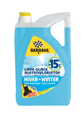 BARDAHL Windscreen Washer fluid -15°c, 5l + Free Ice Scraper