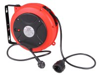 FLUXON Electrical On-Wall Cable Reel, 230v , Automatic, 10m