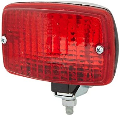 HELLA Red Foot-mounted taillight, 124x74x66mm