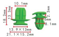 CLIP MERCEDES OE: A0009919098 (10ST)