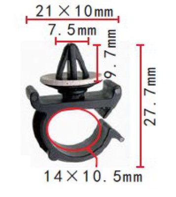 CLIP NISSAN OE: 808973RA0A (10PC)