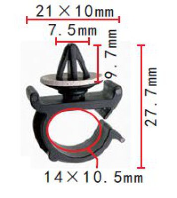 CLIP NISSAN OE: 808973RA0A (10ST)