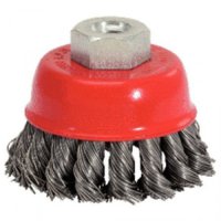 KS-TOOLS Brosse à Godet Avec Fil En Acier Inoxydable, M14x2.0, Ø65mm