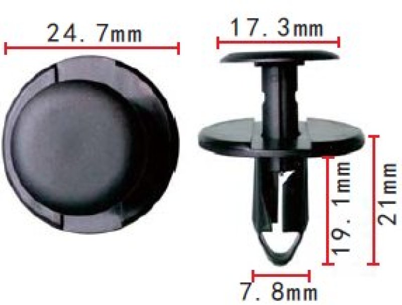 CLIP BMW OE: 07147281961 (10ST)