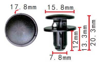CLIP FIAT OE: 6509960AA (10PCS)