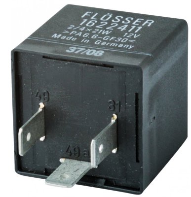 TURN SIGNAL RELAY 12V 2/4X21W 3-PIN (1)