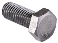 STUD BOLT 8.8 DIN 933 ELECTROLITIC ZINC PLATED M5X35 (20PCS)