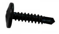 DRILLING SCREW + COLLAR 4.8X35 BLACK TORX (20PCS)