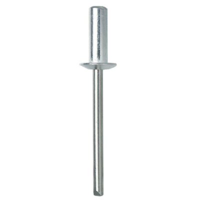 RIVET AVEUGLE FERMÉ ALU/ACIER 4,0X12MM  (6,5-8,0) (20PC)