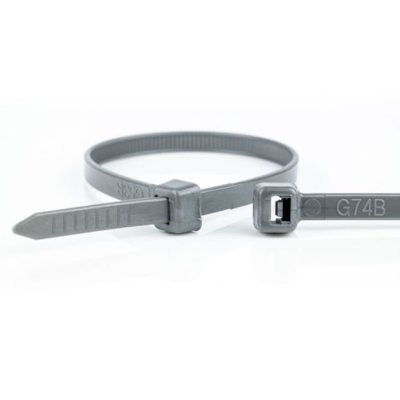 CABLE TIE GREY 4,8X200 (100PCS)