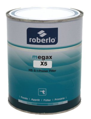 ROBERLO Megax X5 Donkergrijs, 1l Blik