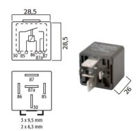 MAKE RELAIS HAUTE PUISSANCE 24V 40 / 30A (1PC)