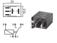 MICRO CHANGEOVER RELAY 24V 5/10A (1ST)