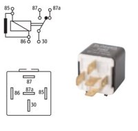 MINI RELAY 24V 10/20A 5-POLE (1PCS)