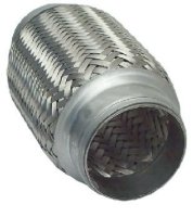 FLEXIBLE EXHAUST PIPE SHORT 40,7X100MM (1)