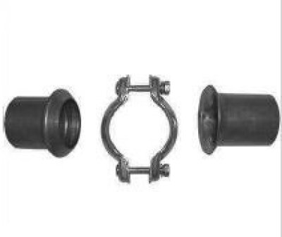 EXHAUST REPAIR FLANGE KIT-A (2XFLANGE+1XCLAMP) 45MM (1)